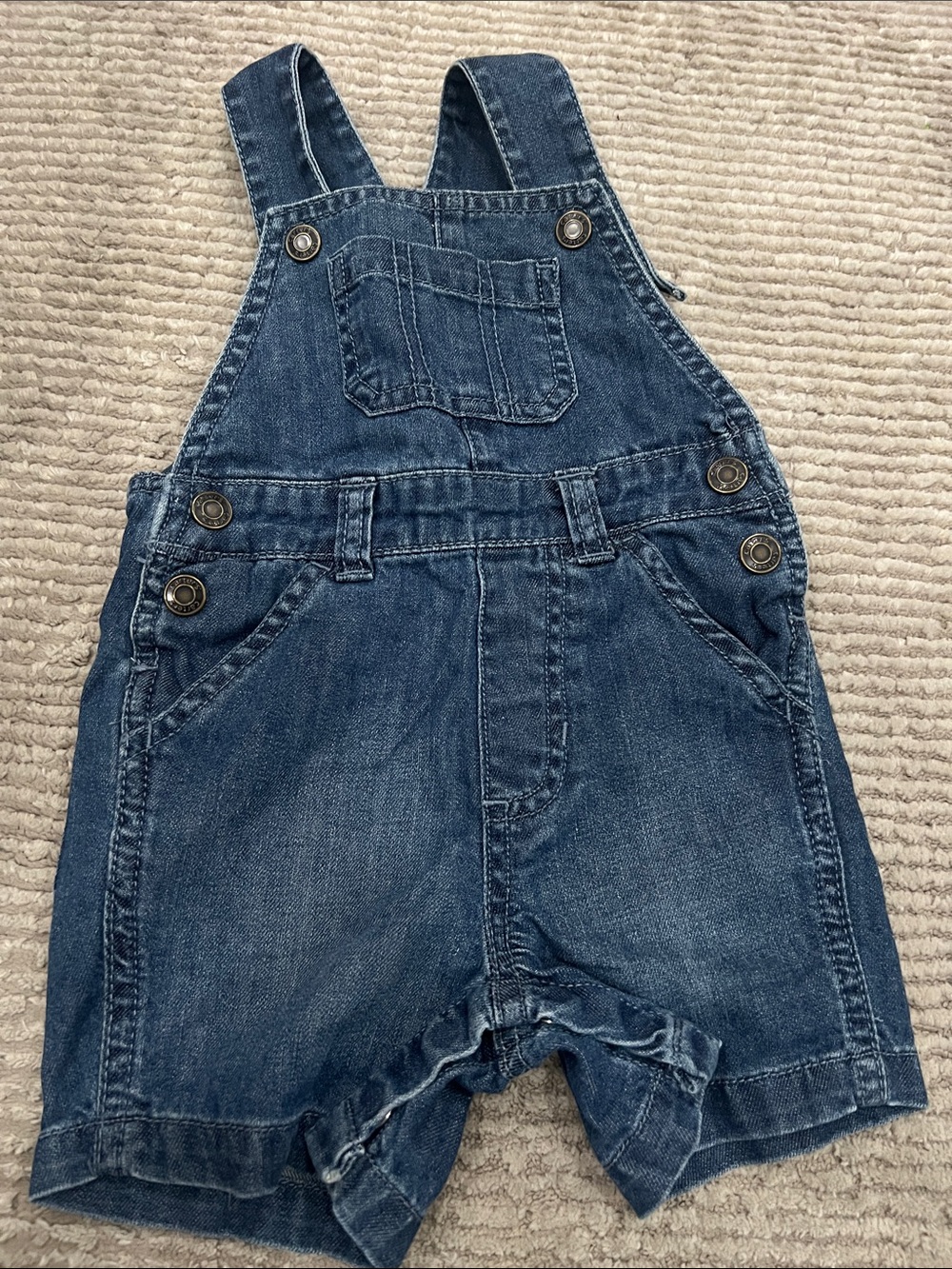 Carters baby boy overalls jeans
